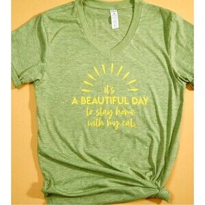 Cat Lady "Beautiful Day" X-LARGE Tee